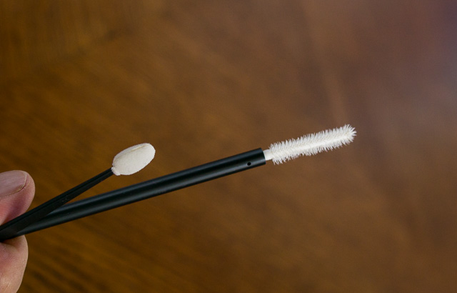 I usually visit the Sephora stores around the world and take some of their free brushes that works perfectly to clean the hard-to-get-to parts of the camera next to shutter dial, and other corners. 