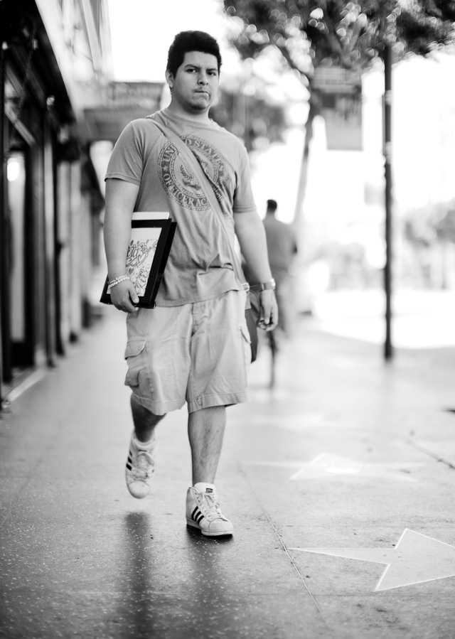 On Hollywood Boulevard. Leica M10 with Leica 50mm Noctilux-M ASPH f/0.95 FLE. © 2017 Thorsten Overgaard. 