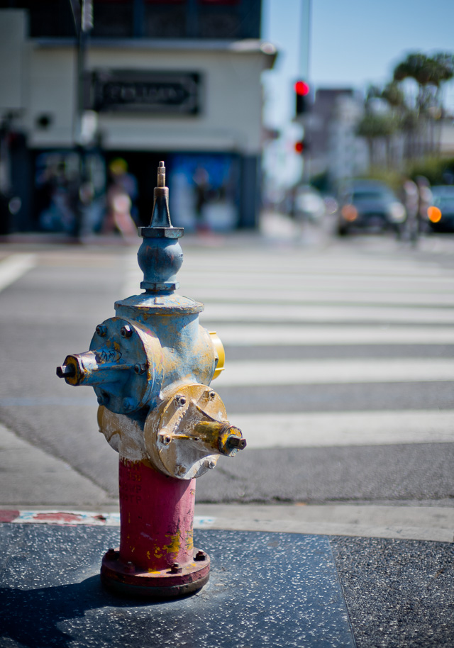 Another fire hydrant ... this one is prominently placed on Hollywood Boulevard. Leica M10 with Leica 50mm Noctilux-M ASPH f/0.95 FLE. © 2017 Thorsten Overgaard. 