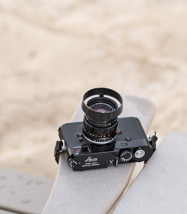 My Leica M10-R Black Paint with the Black Paint special edition LHSA 50mm APO-Summicron and my own designed E39 ventilated shade in black painted brass. © Thorsten Overgaard.