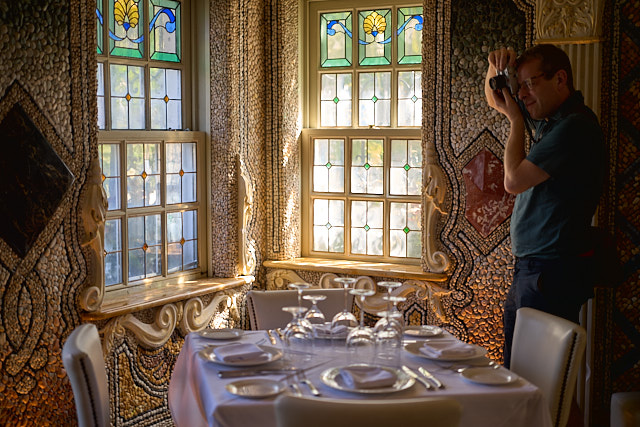 Photographing inside the Versace Mansion in Miami. Leica M11 with 50mm APO-Summicron-M ASPH f/2.0 © Thorsten Overgaard.