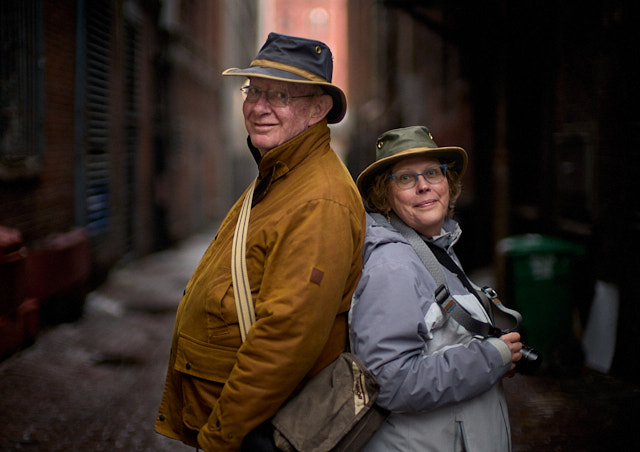 Mr. and Mrs. Delany joined the Overgaard Leica Q Workshop. They both use Leica Q2, the husband a color version and the wife a Leica Q2 Monochrom version. But most importantly, they do photography together. © Thorsten Overgaard.