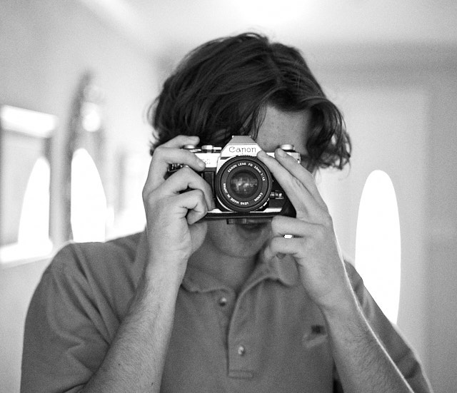 Met Jake (17) again today, who did my workshop in Florida a few weeks ago. He just got himself a Ricoh GF IIIx, but here he is using his girlfriends film camera. He edits his photos every day. Good boy! © Thorsten Overgaard.