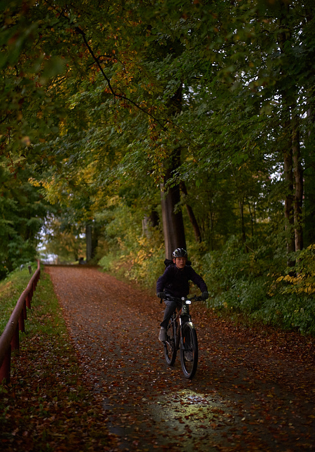 In Denmark it is completely normal to take the iron horse to school early morning. Leica M10-P with Leica 50mm Summilux-M ASPH f/1.4. © Thorsten Overgaard. 