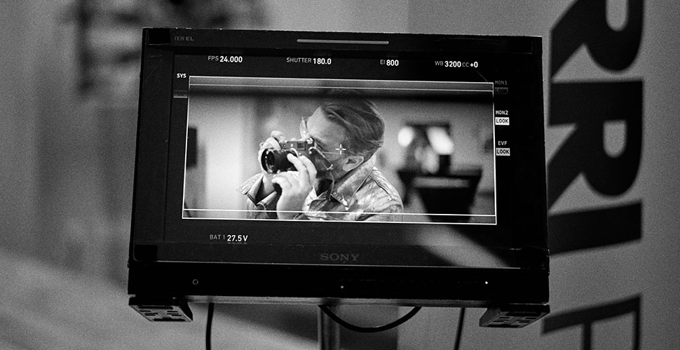 Thorsten Overgaard selfie via television camera. Leica M10-P with Leica 50mm Summilux-M ASPH f/1.4 © Thorsten Overgaard. 