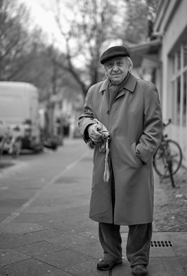 Met this gentleman on the streets of Berlin. Leica M10-P with Leica 50mm Summilux-M f/1.4. © Thorsten Overgaard. 