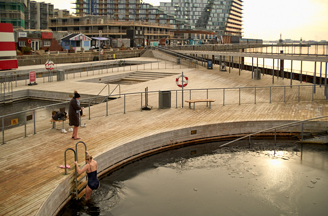 The Harbor Bath in Aarhus Ø, Denmark. Leica M10-P with 7artisans 35mm f/1.4. © Thorsten Overgaard. 

