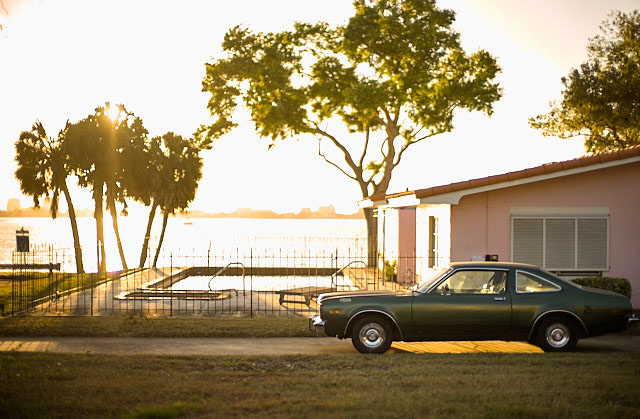 One of the neighbours Chevrolet Nova 1977 out in the front. Leica M10-P with Leica 50mm Noctilux-M ASPH f/0.95. © Thorsten Overgaard.