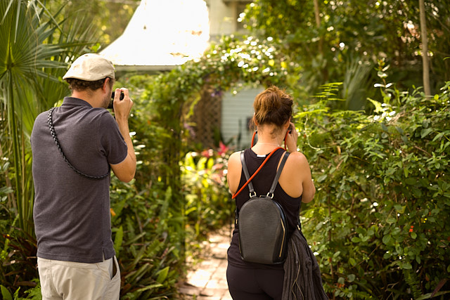 Family that photographs together. Mr and Ms Thacker out on a walkabout with me Saturday morning. © Thorsten Overgaard.