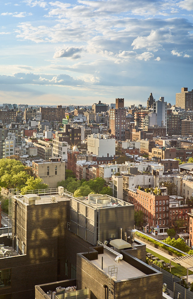 A view over New York from the rooftop of The Ludlow Hotel. Leica M10-R with 50mm ELCAN f/2.0 by Light Lens Lab. © Thorsten Overgaard. 