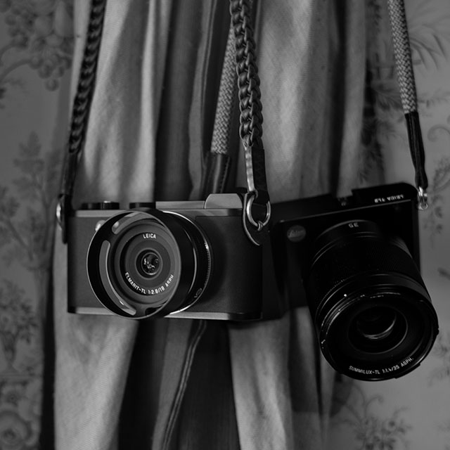 Leica CL with the E39 ventilated shade on the Leica 18mm Elmarit-TL ASPH f/2.8 lens.