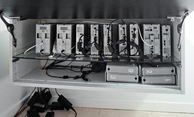 Today the archive looks like this. Same principle, different storage units. © Thorsten Overgaard.