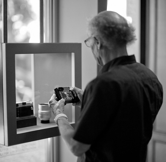 Looking at the Leica Q at Meister Camera Berlin