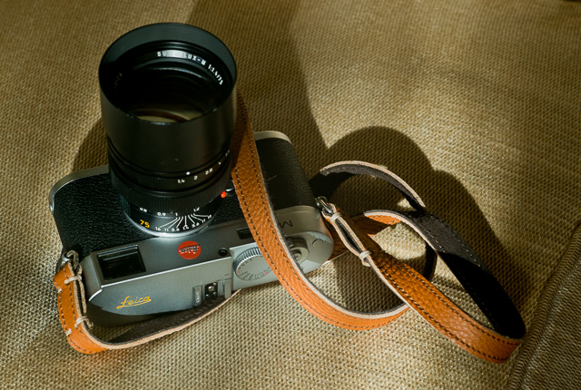 Riviera Camera Strap (€67) from Tie Her Up. They make custom lengths. The camera is my Leica M 240 in chrome with Hermes orange Leica engraving. © 2015-2018 Thorsten Overgaard. 