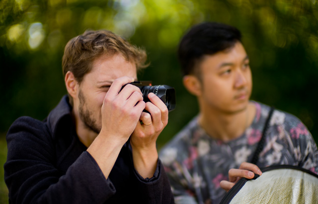 Gary Sfez from paris and Chuen Seng Teoh from KL at the Paris workshop. Leica M 240 with Leica 50mm Noctilux-M f/0.95.