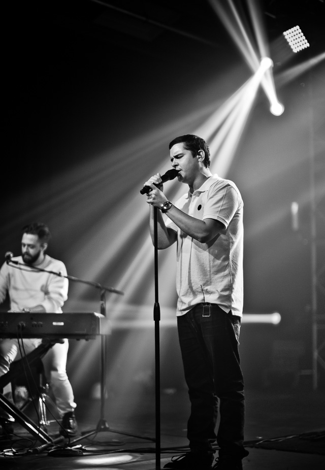 Danish recording artist Lukas Graham performing at the Warner/Chappell Grammys afterparty at Milk Studios. He's signed since last year with WB and in the week after the Grammys he climbed up from no 9 to no 3 on the iTunes chart with his single "7 Years". Leica M 240 with Leica 50mm Noctilux-M ASPH f/0.95.  