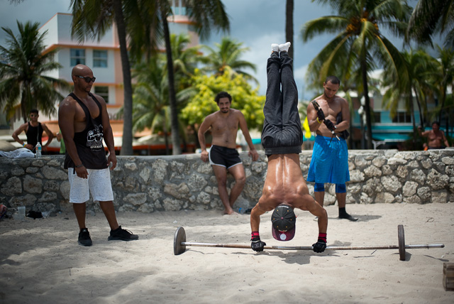 Muscle Beach in Miami. © Thorsten Overgaard.