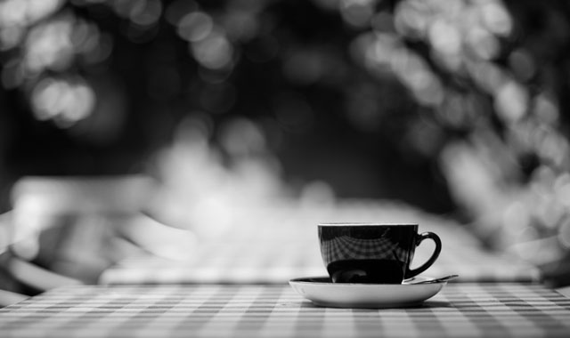 A moment of solitude in my local cafe. Leica M 246 Monochrom with Leica 75mm Summilux-M f/1.4. © Thorsten Overgaard. 