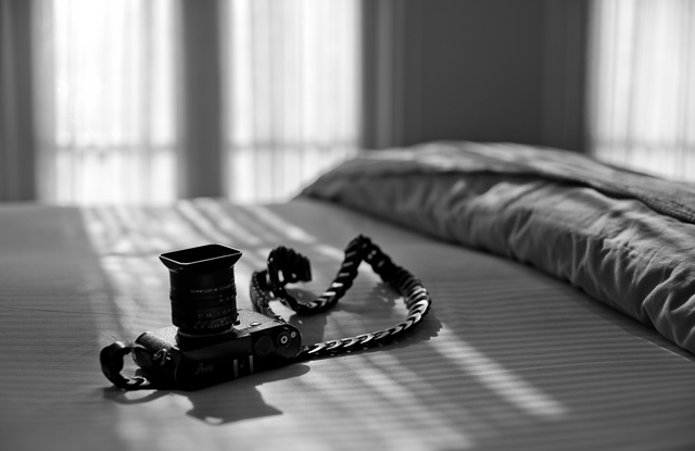 I got my new black leather Tie Her Up camera strap sent to Los Angeles in August 2015 from Greece. It's a Rock'n'Roll Chain custom made for my Leica M 240 so it fits perfectly with a 125 cm length (the long of the two lengths it comes in). Tie Her Up also makes their straps custom length, so all you got to do is ask. Leica M 246 with Leica 50mm Noctilux-M ASPH f/0.95.