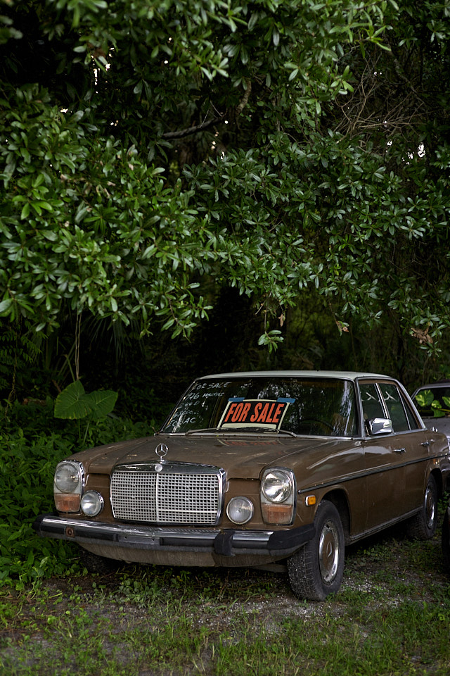 A work in progress. Mercedes 240D from 1973 with only 25,000 miles on it. Leica M10-P with 50mm Summicron f/2.0 II Rigid. © Thorsten Overgaard.