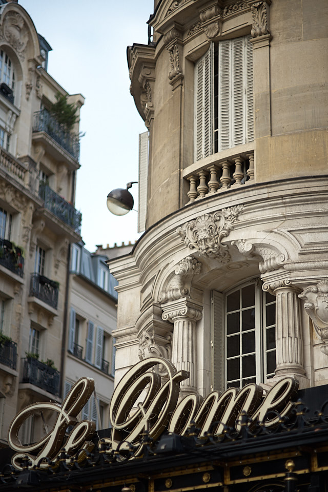 Le Dome in Paris used to be the place for Matisse, Henri Cartier-Bresson and other artists to meet and not work. Now an office for fiction writers.