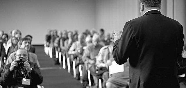 Stefan Daniel speaking at the LHSA 50th Anniversary in Wetzlar. © Thorsten Overgaard.