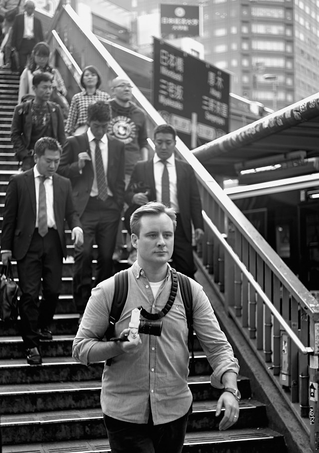 Gregory Robinson in Shibuya-ku. Leica M10-P with Leica Leica 50mm Summicron-M f/2.0 II Rigid. © Thorsten Overgaard. 