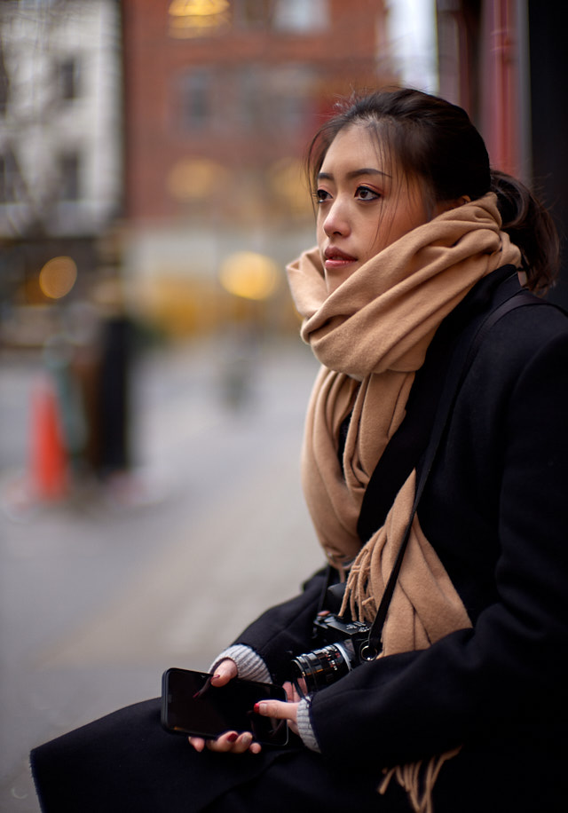 Ms. Anyamanee in London. Leica M10-P with Leica 50mm Noctilux-M ASP:H f/0.95. © Thorsten Overgaard. 