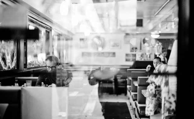 Diner on 10th Ave in New York. There should be a law that all tables must wear white tablecloth. Soho, New York. . Leica M10 with Leica 50mm Noctilux-M ASPH f/0.95. © 2017 Thorsten von Overgaard.