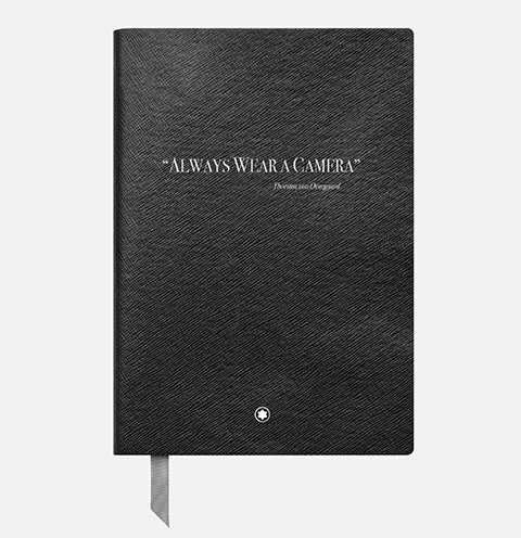 Montblanc "Always Wear A Camera" X Thorsten von Overgaard #146 Notebook Black Lined