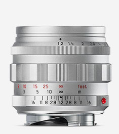 Noctilux f/1.2"Heritage" silver, black or glossy black paint