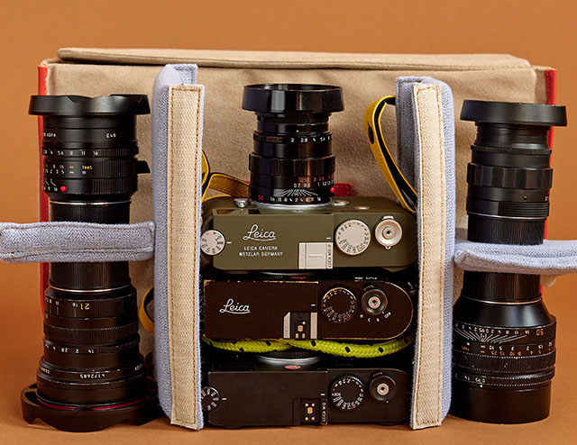 The inside of the camera bag. Every detail is captured with this camera. Panasonic Lumix DC S1R with Leica 35mm Summilux-TL f/1.4 ASPH. © Thorsten Overgaard. 