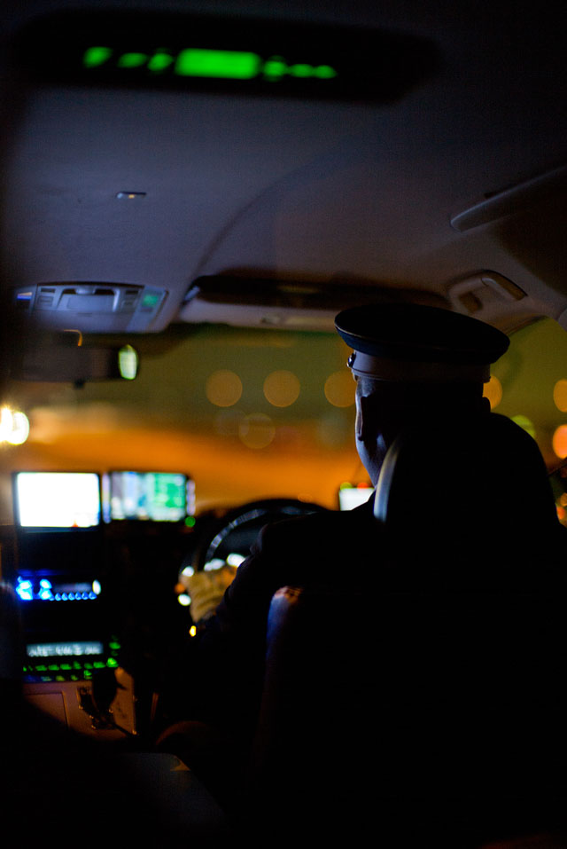 Driving to Tokyo from the airport. Leica M 240 with Leica 50mm Noctilux-M ASPH f/0.95, 3200 ISO, 1/90 sec. 
© Thorsten Overgaard. 