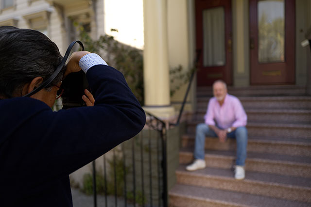 Doing portraits in the San Francisco Workshop. Leica Q2. © Thorsten Overgaard. 