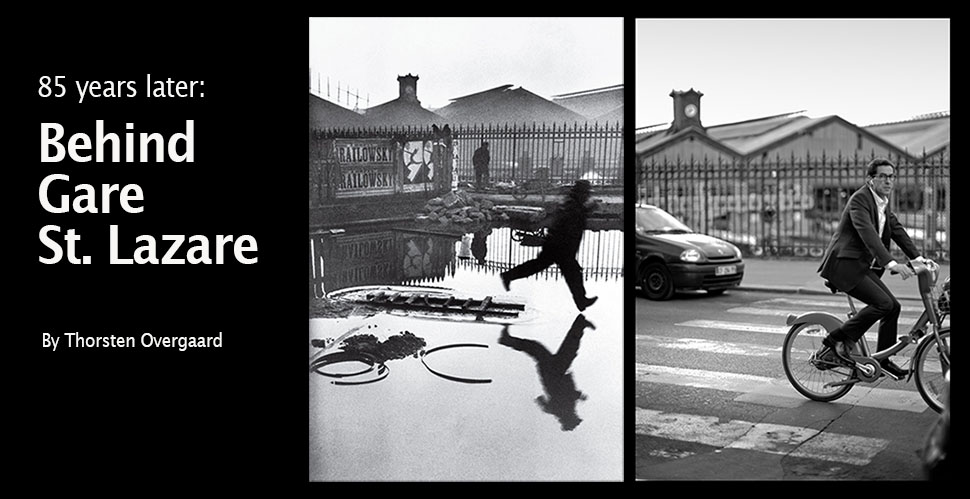 Behind Saint-Lazare 1932 and 2017. 