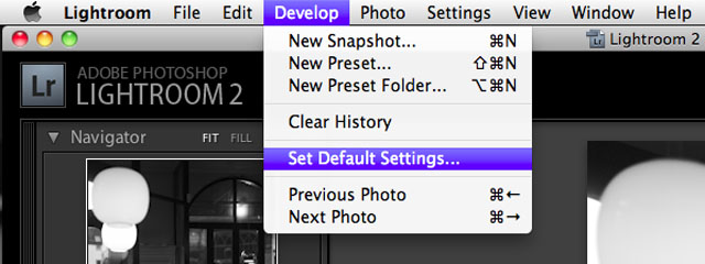 Select Default Settings in the Develop menu for the Lighroom 2.6rc so as to make sure all future imports are with this new Adobe Standard profile. For previous imported images the default Embedded profile in the DNG file will be the one you had then; so if you used Leica M9 Generic Profile, that's the one and then you have to change older imported pictures Profile in Camera Calibration (which is in the bottom of the right hand menu):