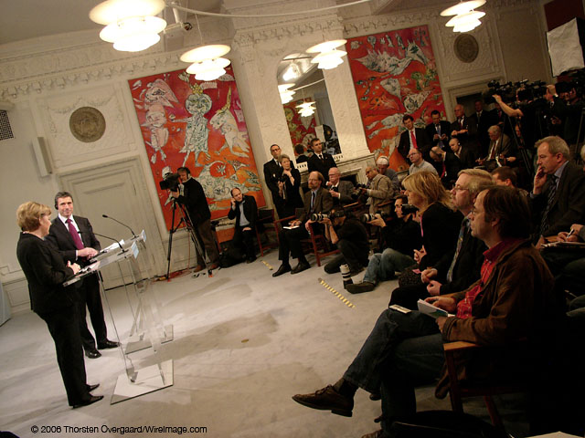 Angela Merkel and Anders Fogh Rasmussen Press Conference