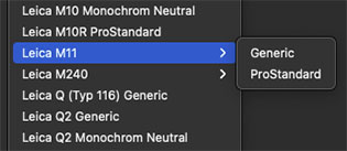 Capture One Pro supports Leica M11 files