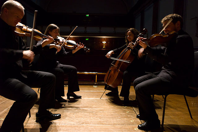 Zehetmair Quartet, Wigmore Hall, London, 2010. Leica M9 wih 28mm Summicron-M ASPH f/2.0.