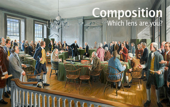 "Composition in photography - Which lens are you?"