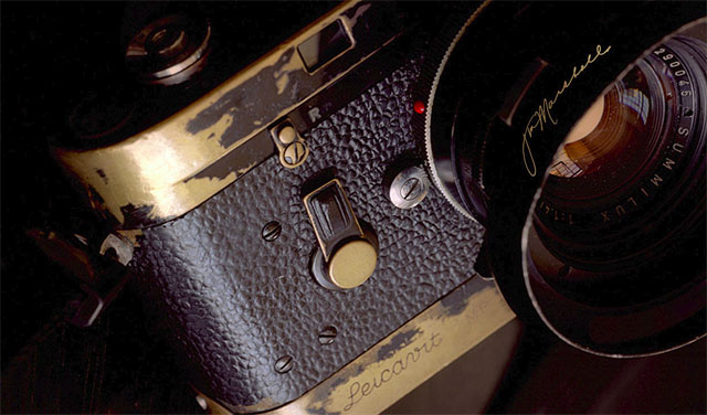The well-used Leica MP of Jim Marshall