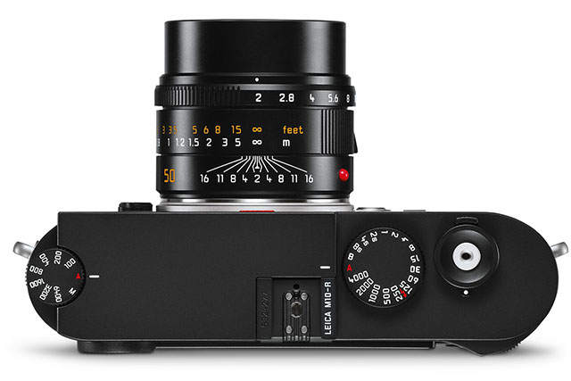 Leica M10-R black chrome finish with the Leica 50mm APO-Summicron lens mounted. 