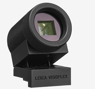 The Leica EVF 020 electronic viewfinder