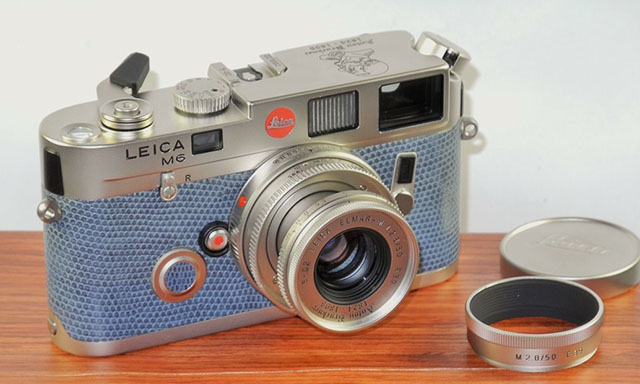 Leica M6 Cassic in Platinum, "Anton Bruckner Edition" for Leica Austria. 