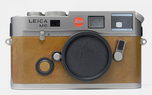 Leica M6 TTL Titan with buffalo leather. 