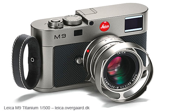 Leica M9 Titanium with 35mm Summilux-M ASPH f/14 limited edition of 500 set, designed by by-Walter de'Silva