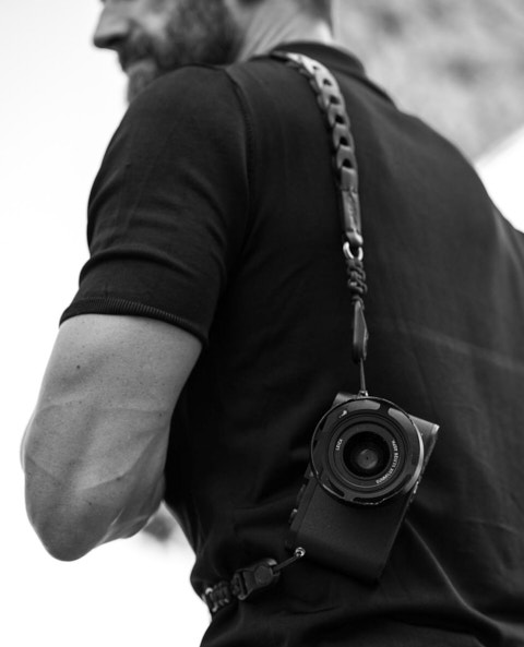 Arnt Eriksen with his Leica Q3 and Ventilated Shade by Thorsten Overgaard. 