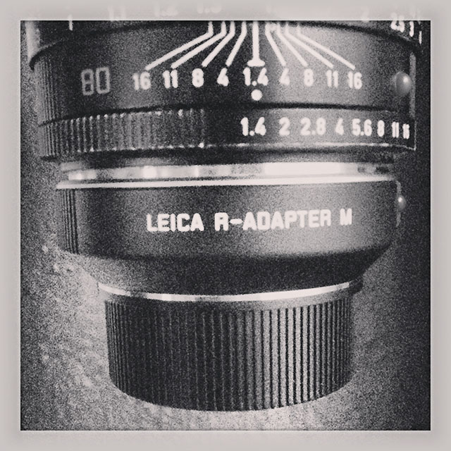 The long awaited original Leica R-to-M adapter finally have arrived, making it possible to use Leica R lenses on the Leica M 240. They may be backordered, but they are shipping, so delivery will happen within short time now. 