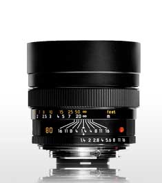 Leica 80mm Summilux-R f1.4 lens
