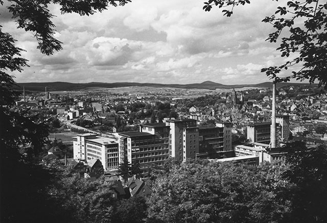 The Leitz factory in Wetzlar, 1957.